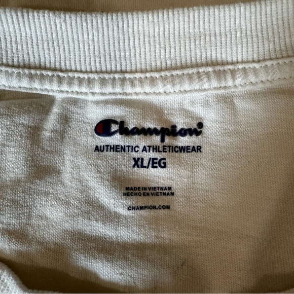 Champion Men's Classic White Tee - Picture 5 of 5